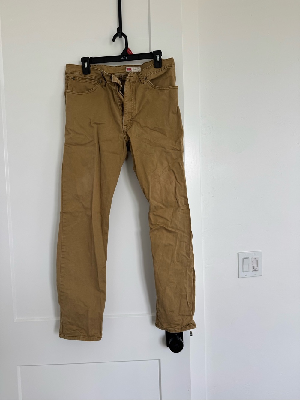 Wrangler Straight Jeans in Tan 34x30